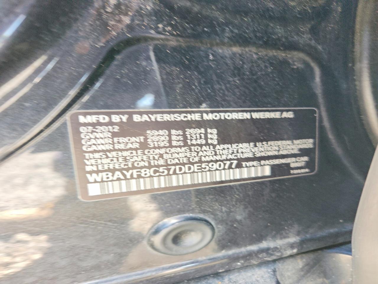 2013 BMW 750 Lxi - zdjęcie 12