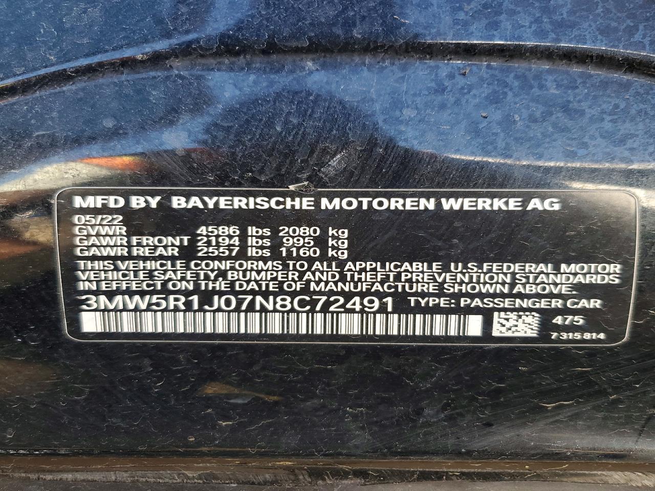 2022 BMW 330I - zdjęcie 12