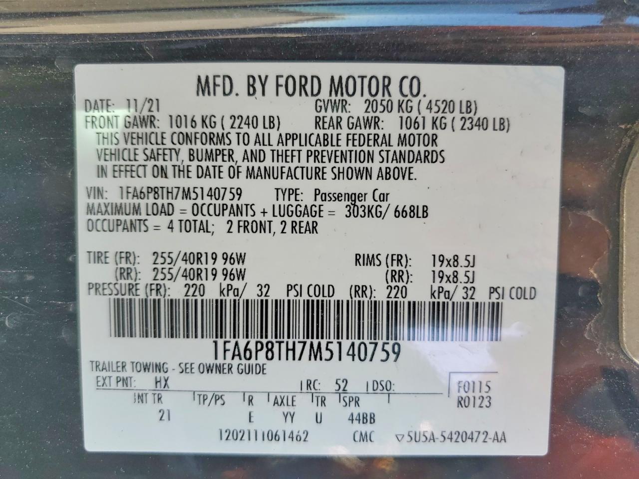 2021 Ford Mustang - zdjęcie 13