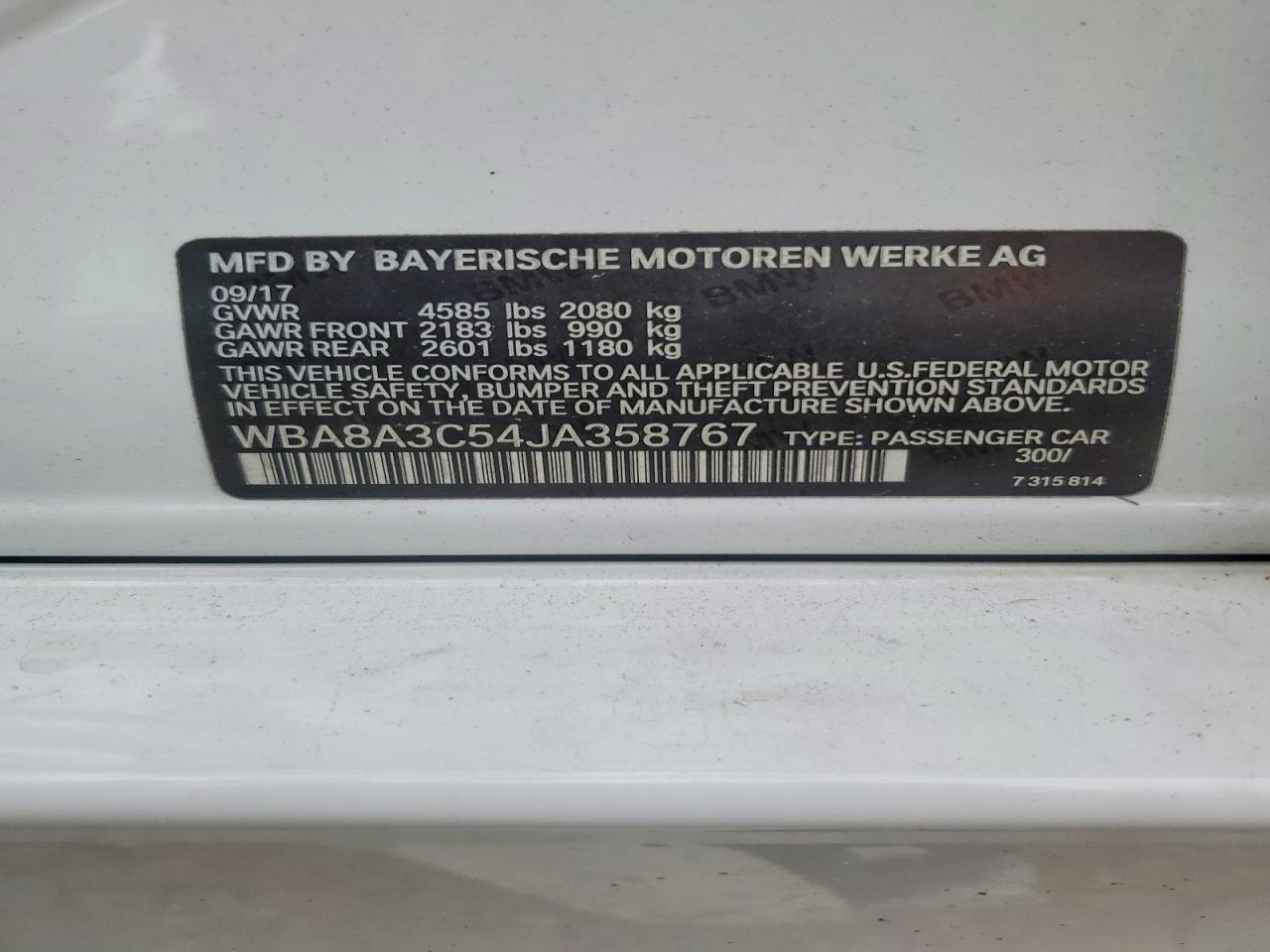 2018 BMW Seria 3 320i - zdjęcie 12