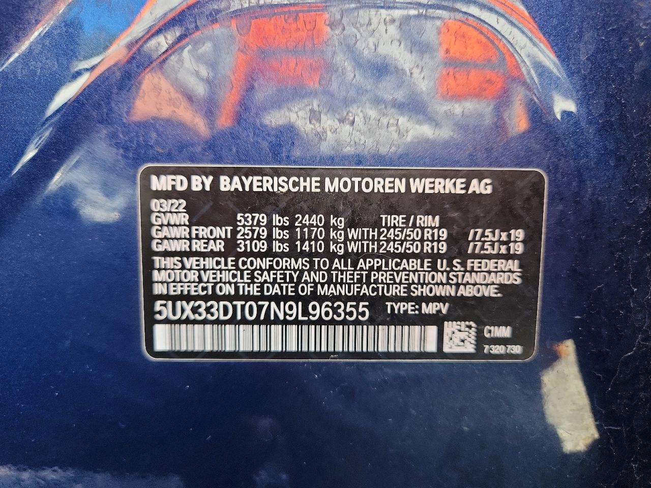 2022 BMW X4 xDrive30I - zdjęcie 13