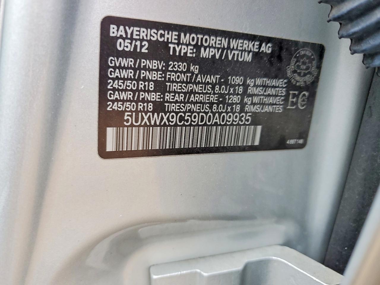 2013 BMW X3 xDrive28I - zdjęcie 13