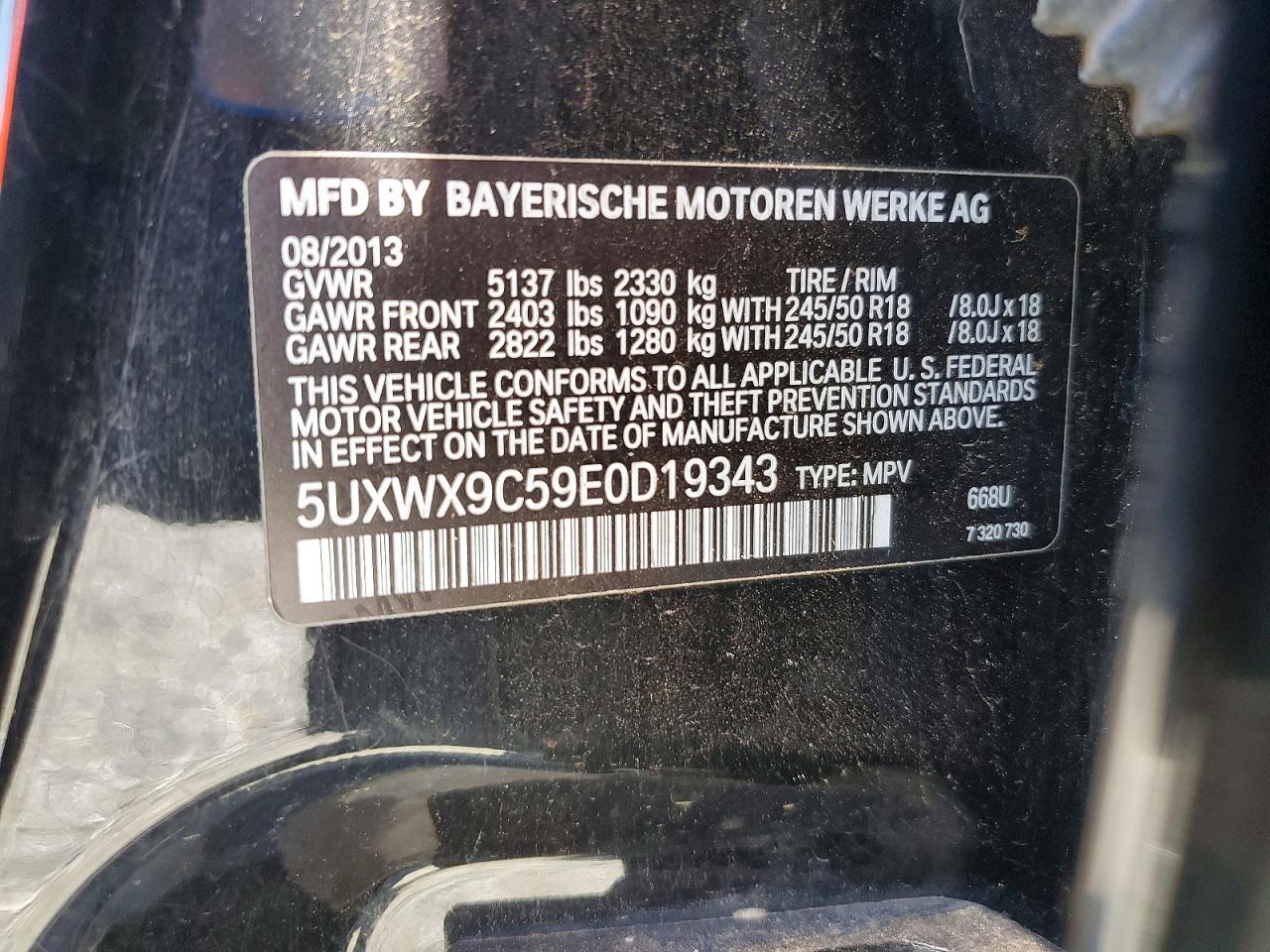 2014 BMW X3 xDrive28I - zdjęcie 12