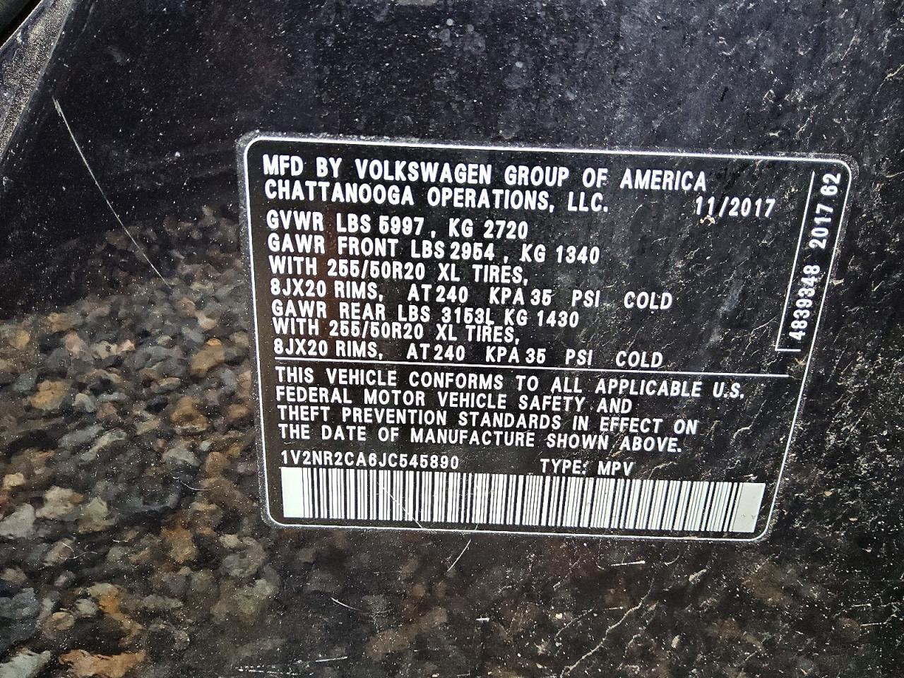 2018 Volkswagen Atlas Sel Premium - zdjęcie 13