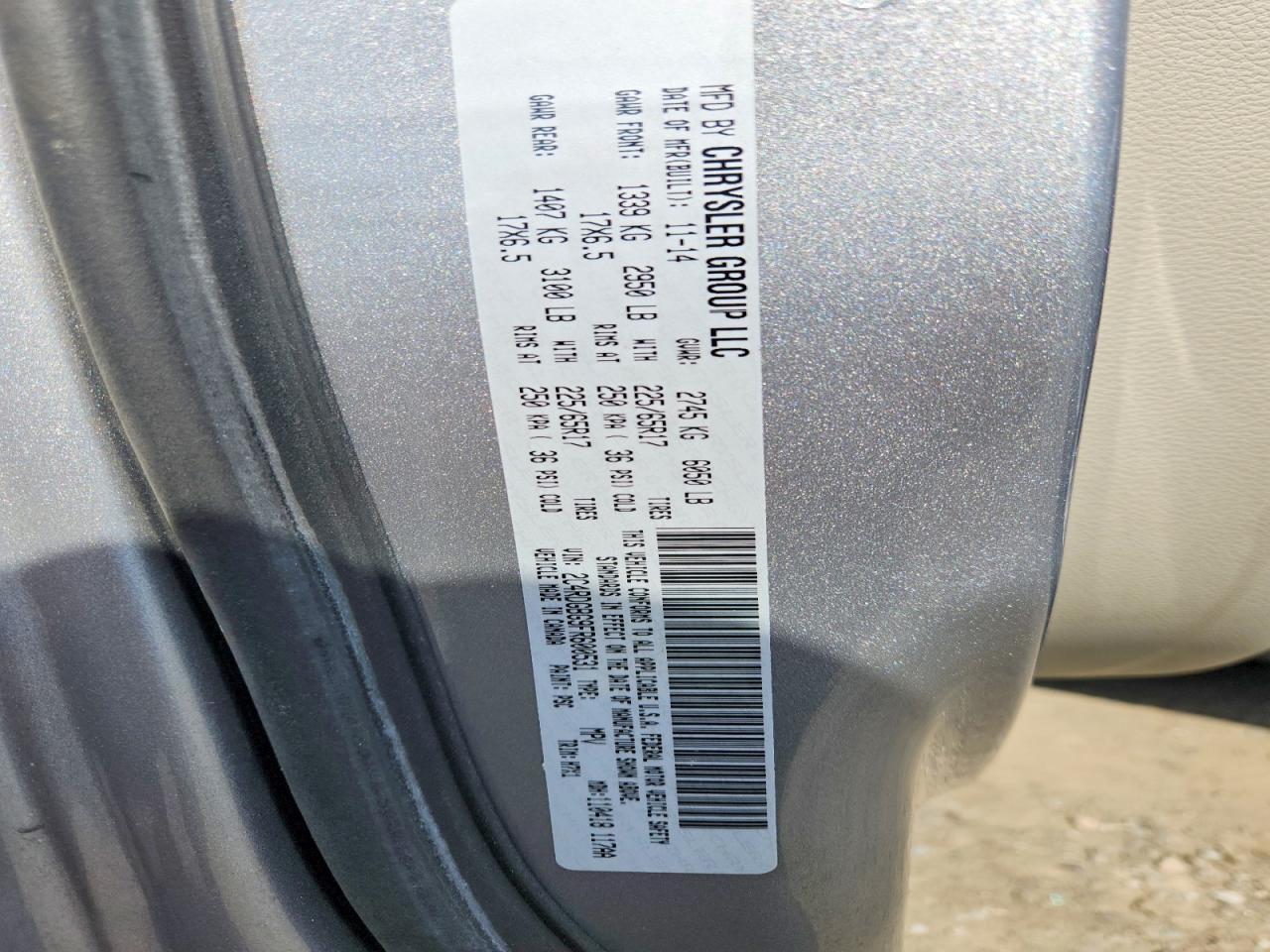 2015 Dodge Grand Caravan Se - zdjęcie 13