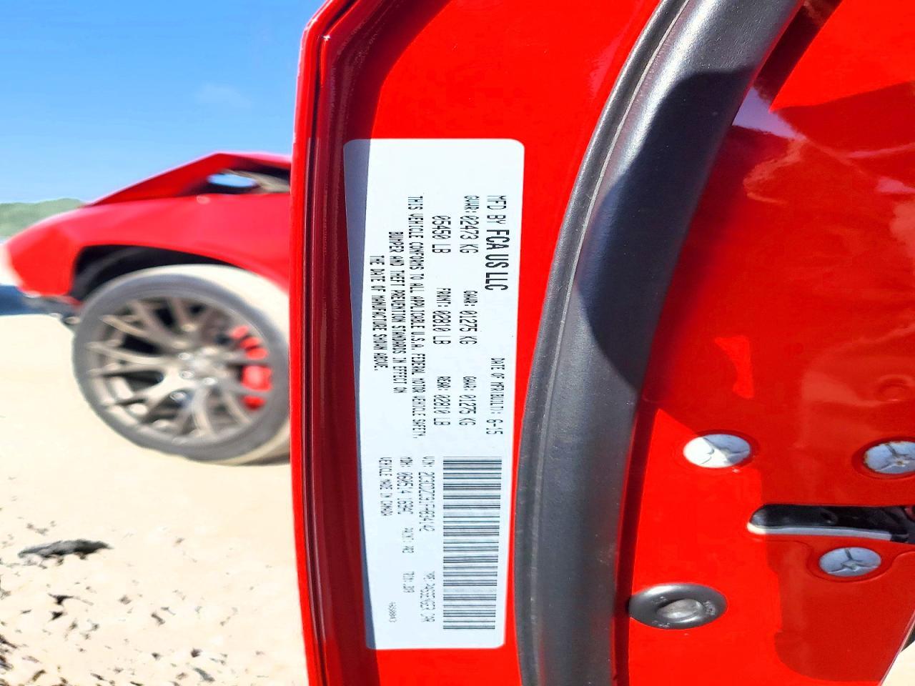 2015 Dodge Challenger Srt Hellcat - zdjęcie 13