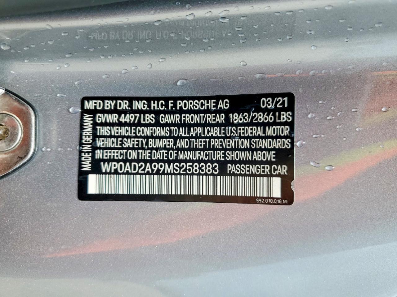 2021 Porsche 911 Turbo - zdjęcie 13