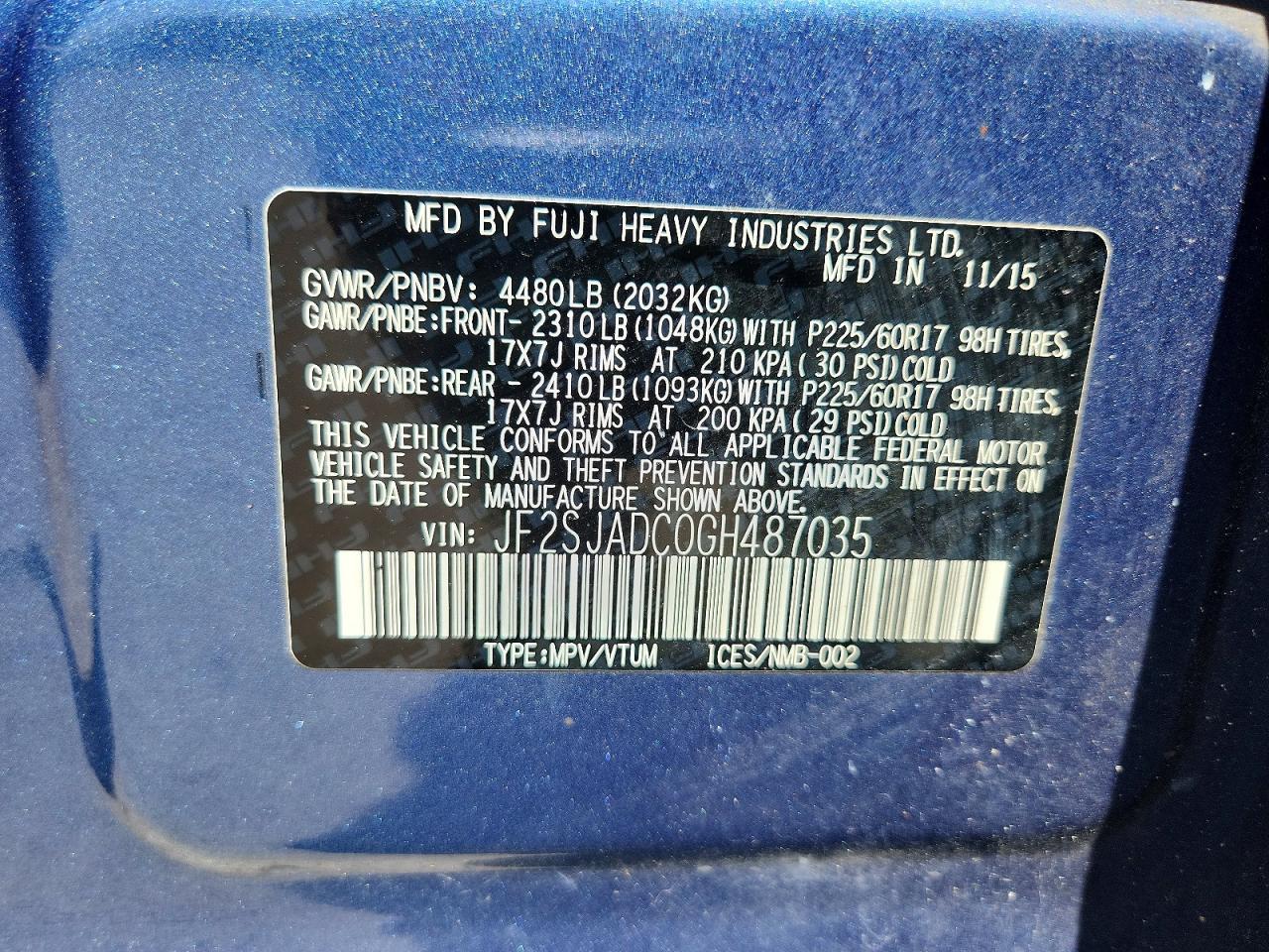 2016 Subaru Forester 2.5I Premium - zdjęcie 13