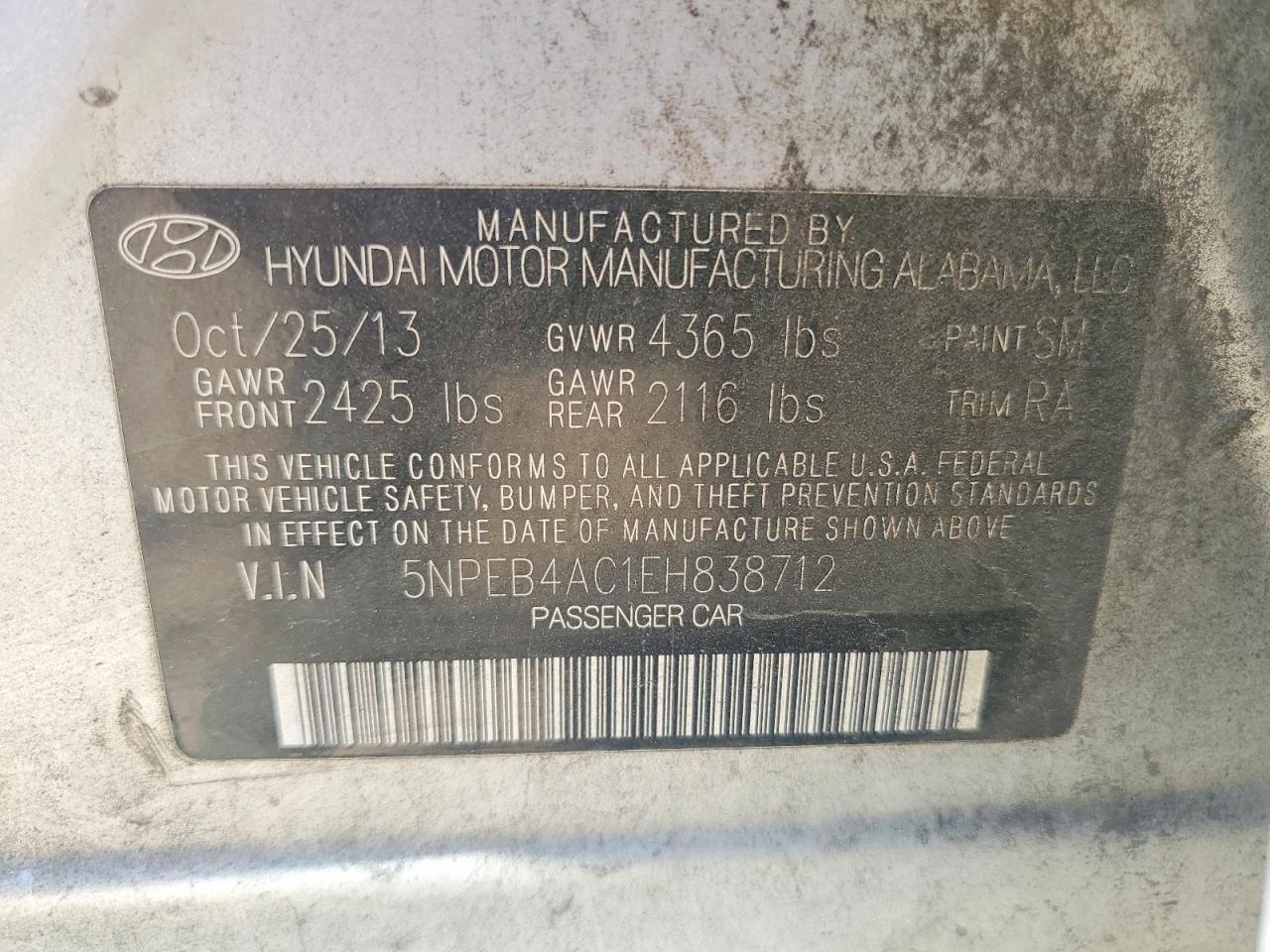 2014 Hyundai Sonata Gls - zdjęcie 12