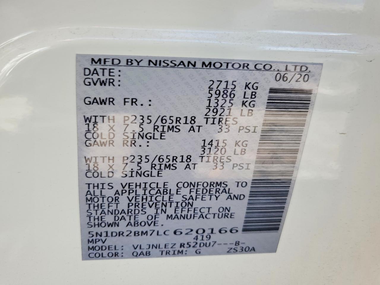 2020 Nissan Pathfinder Sv - zdjęcie 13