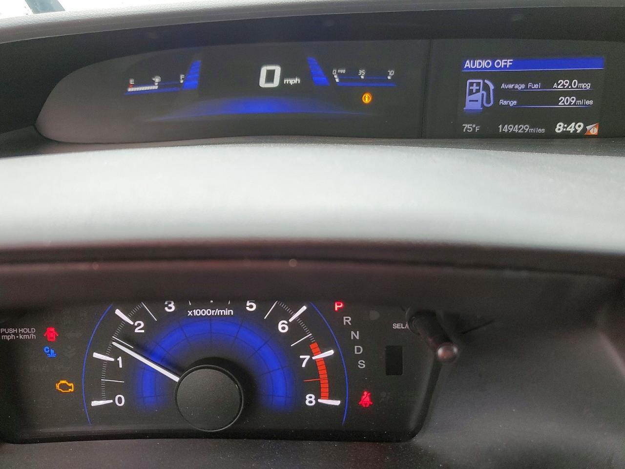2014 Honda Civic Ex - zdjęcie 9