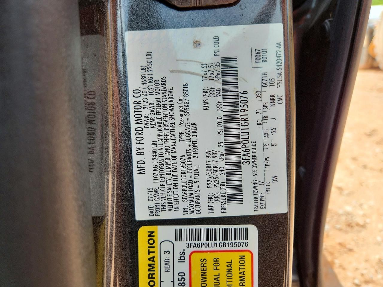 2016 Ford Fusion Se Hybrid - zdjęcie 12