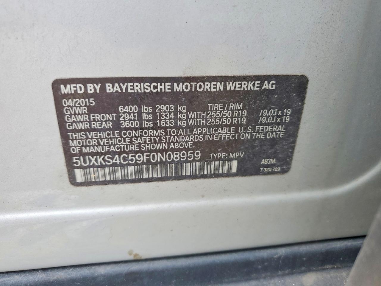 2015 BMW X5 xDrive35D - zdjęcie 13