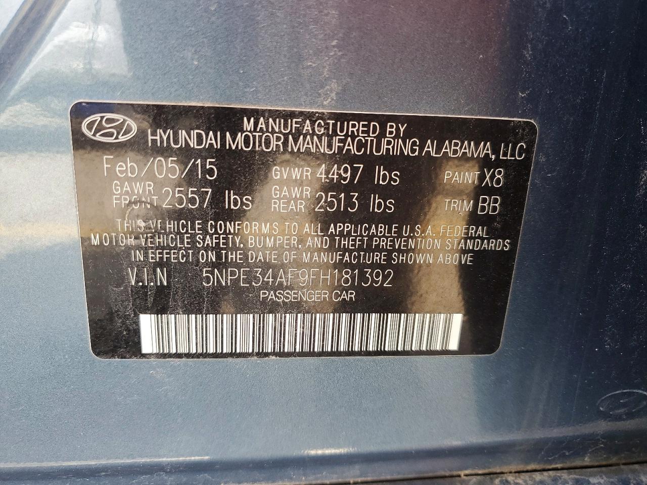 2015 Hyundai Sonata Limited - zdjęcie 12