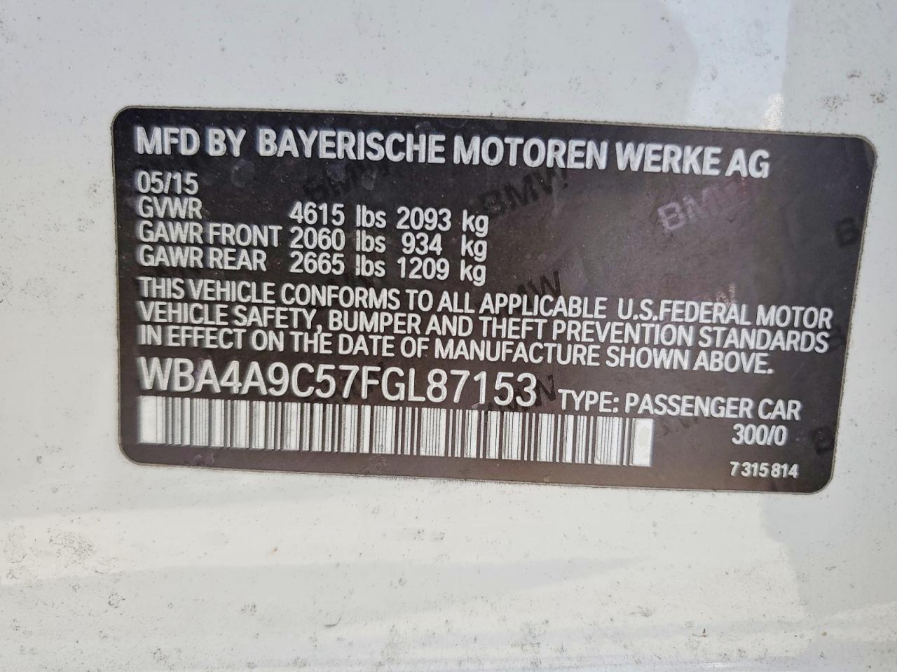 2015 BMW 428 I Gran Coupe Sulev - zdjęcie 12
