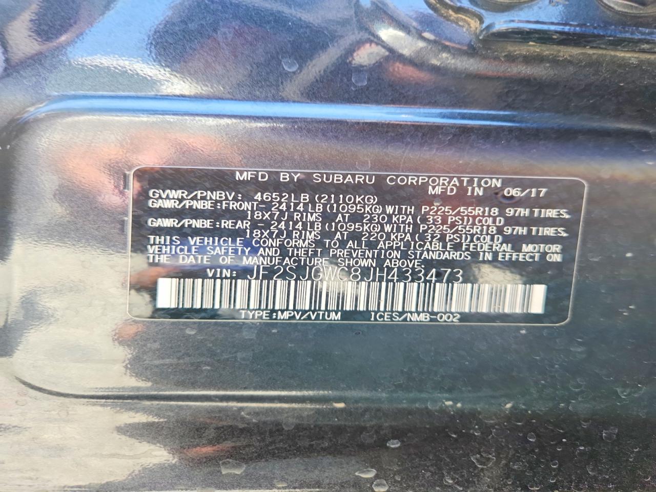2018 Subaru Forester 2.0Xt Touring - zdjęcie 13