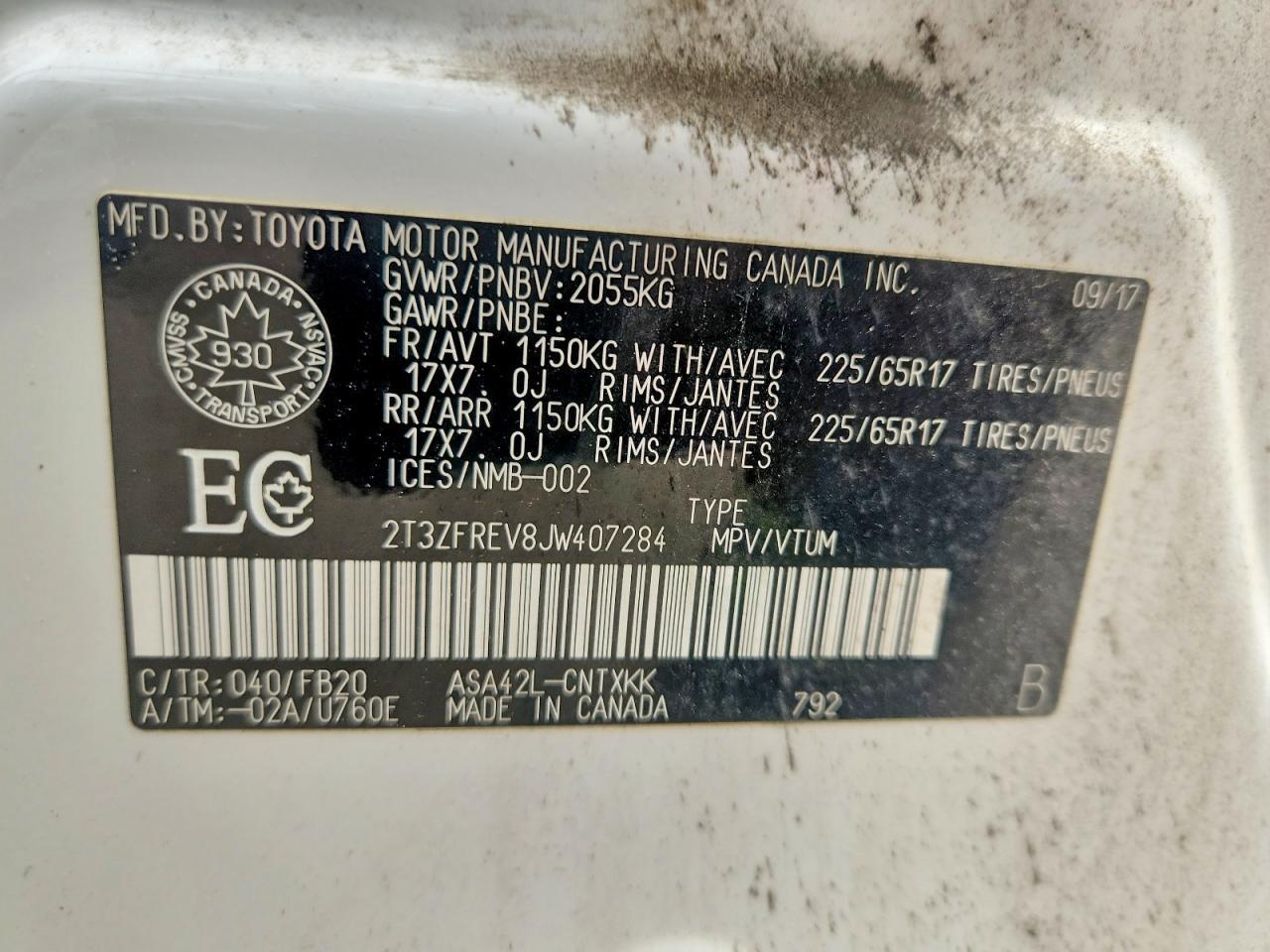 2018 Toyota Rav4 Le - zdjęcie 13