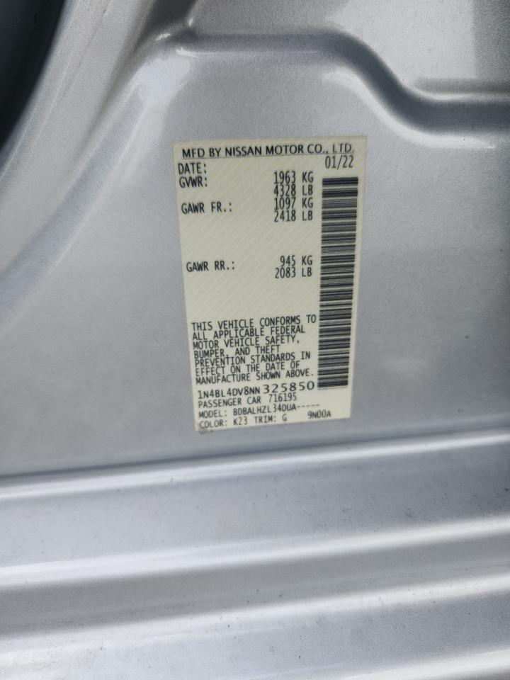 2022 Nissan Altima Sv - zdjęcie 12