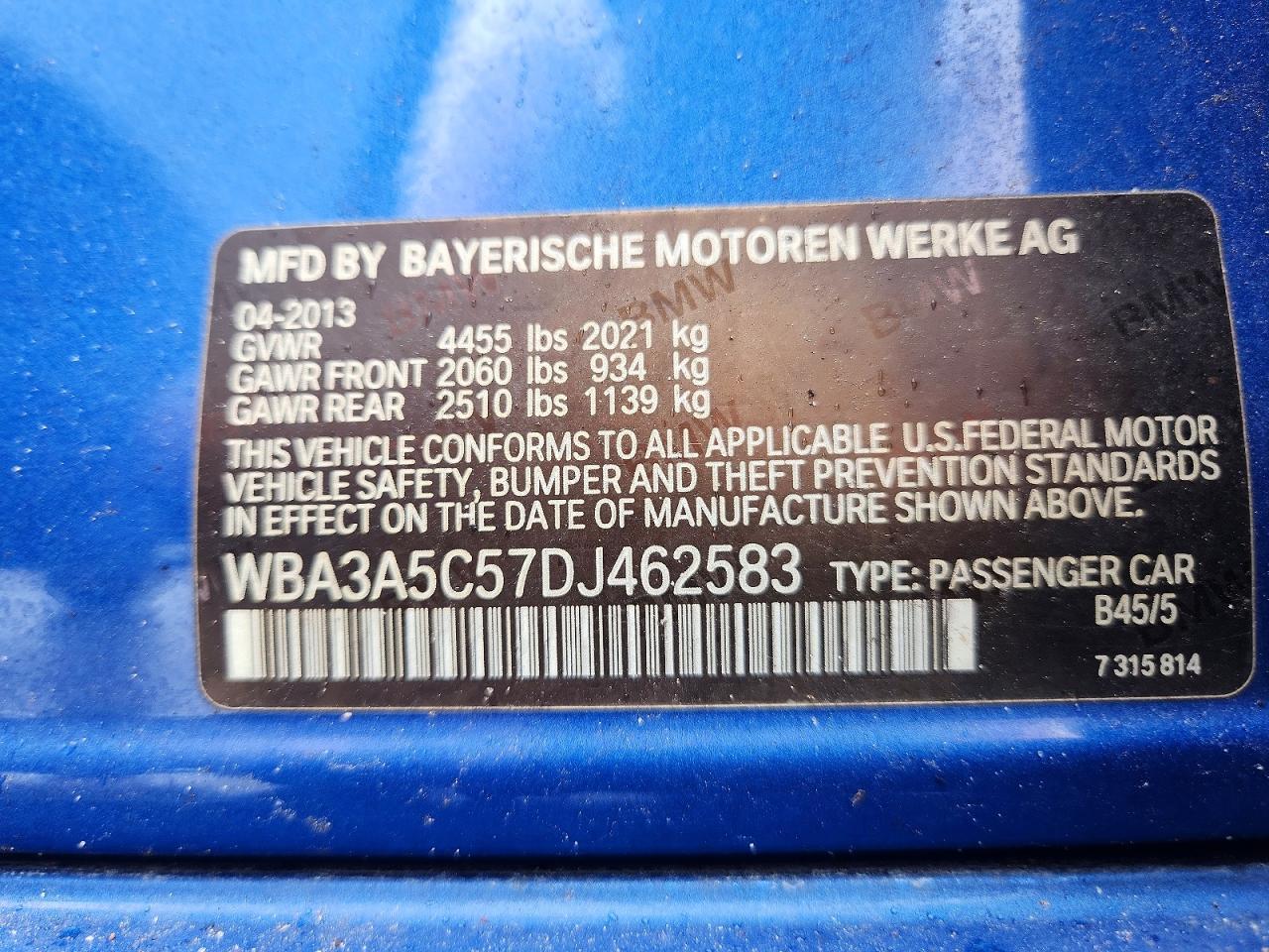 2013 BMW 328 I - zdjęcie 12