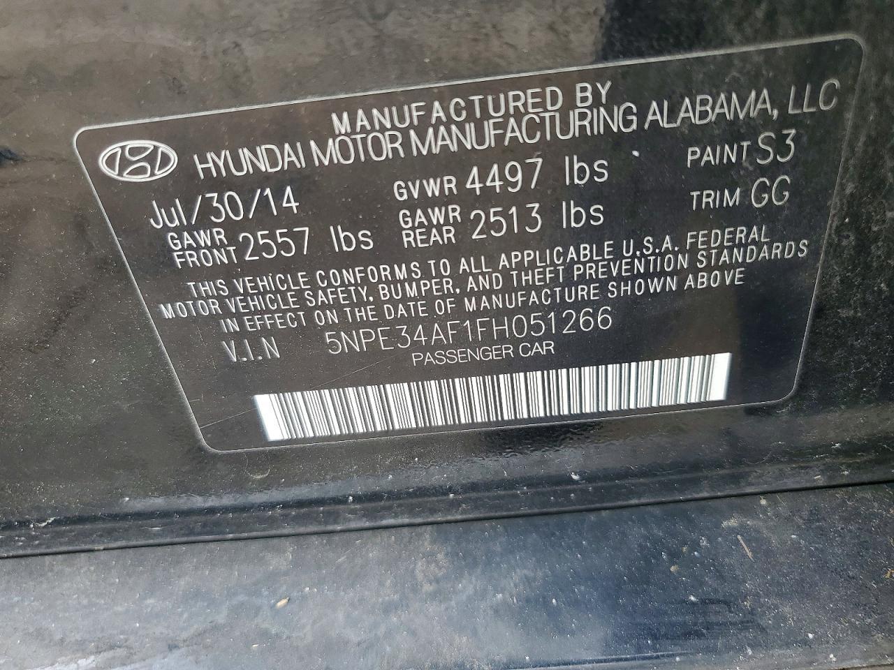 2015 Hyundai Sonata Limited - zdjęcie 12