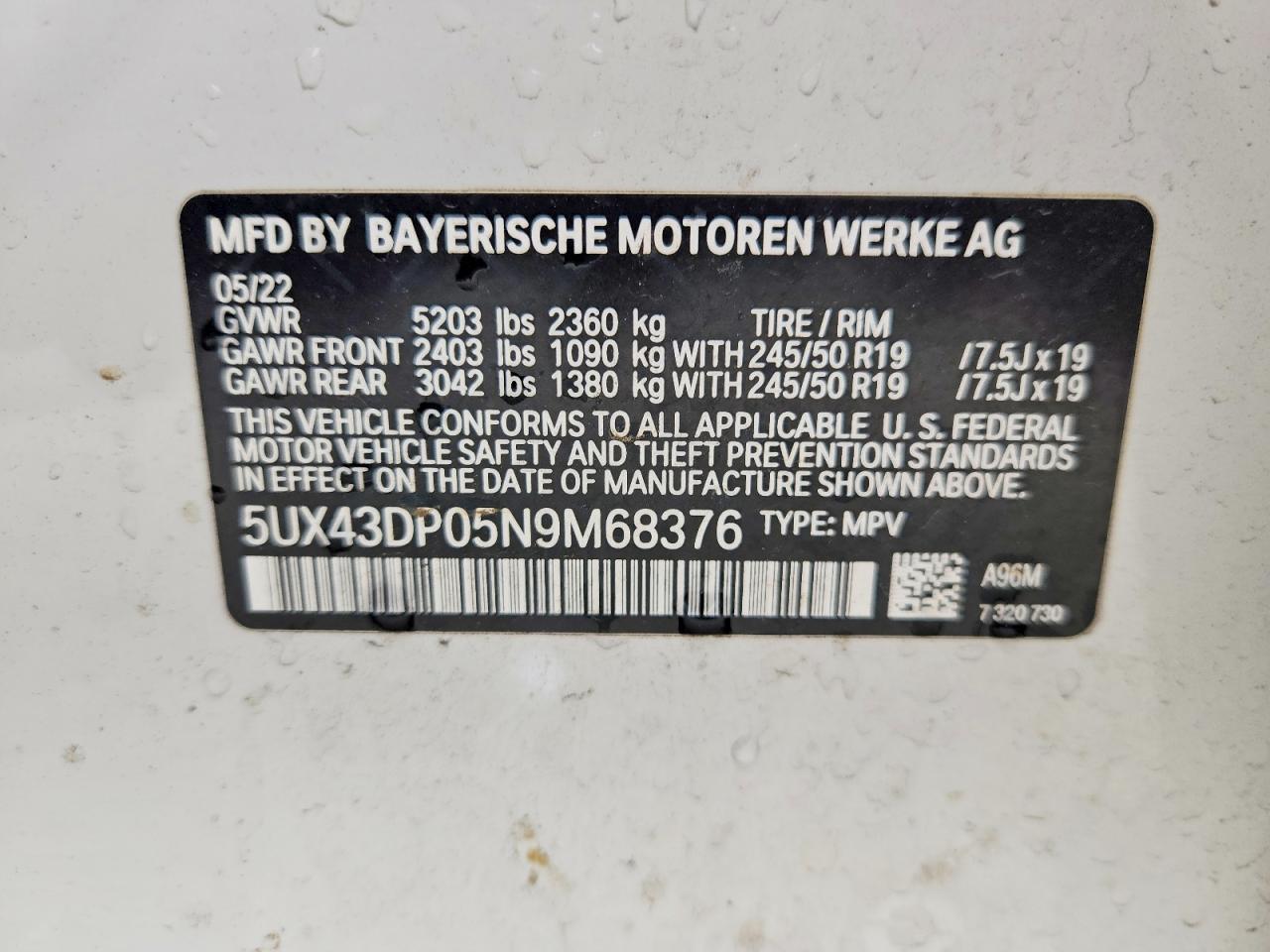 2022 BMW X3 Sdrive30I - zdjęcie 12