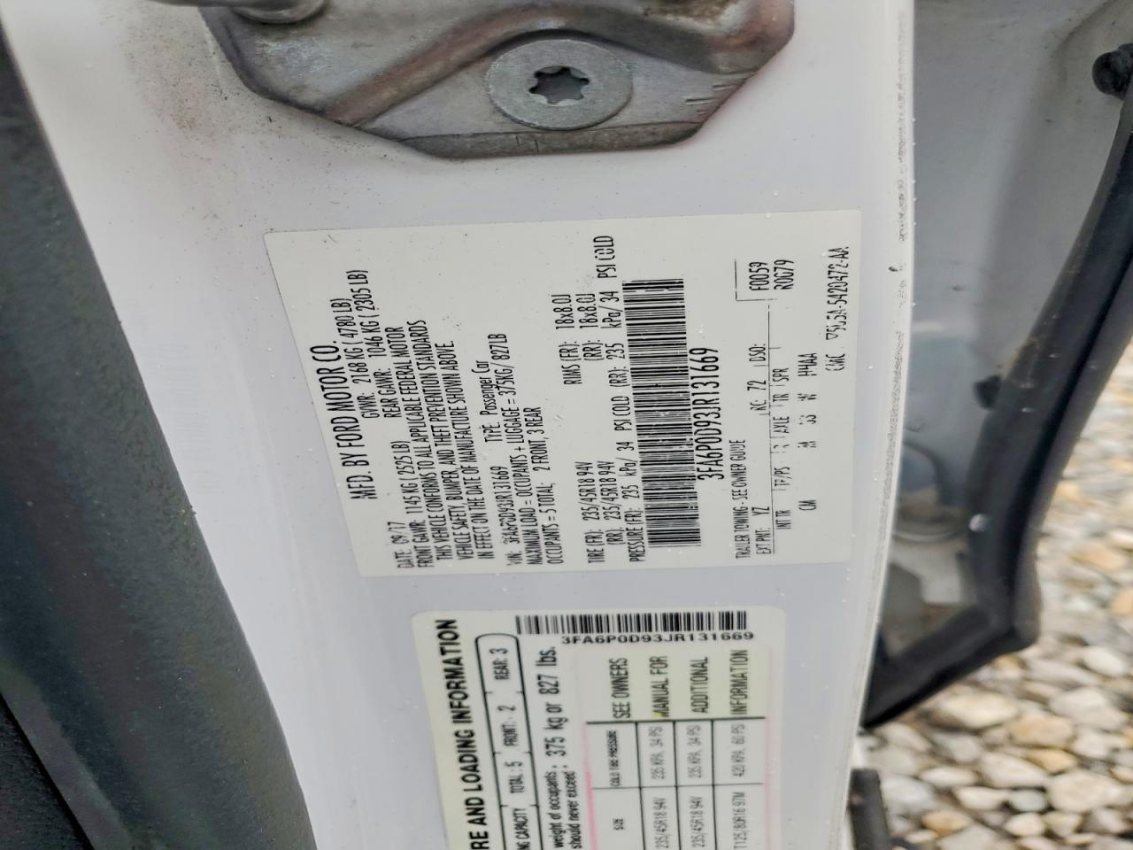 2018 Ford Fusion Titanium - zdjęcie 12