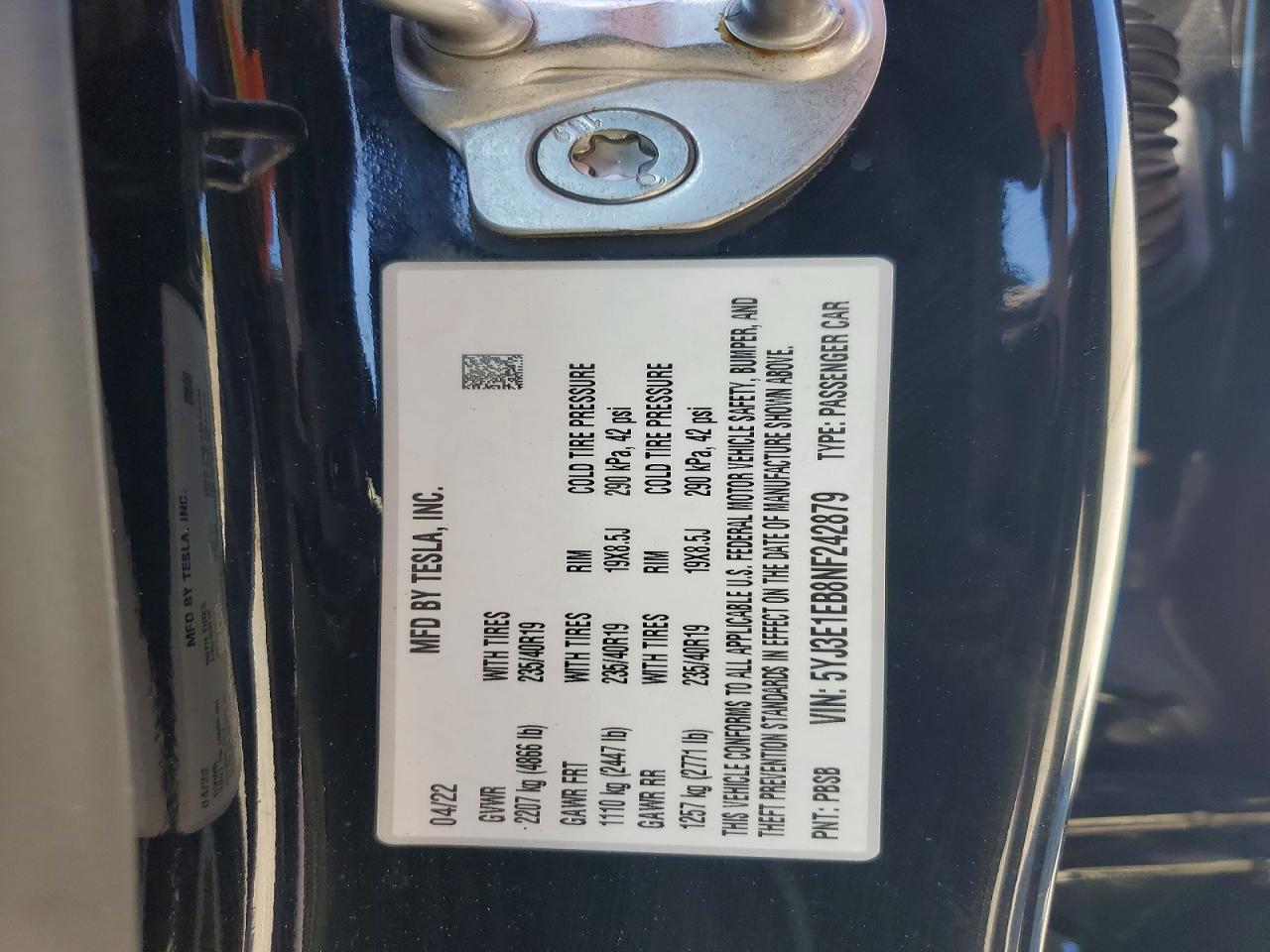 2022 Tesla Model 3 - zdjęcie 12