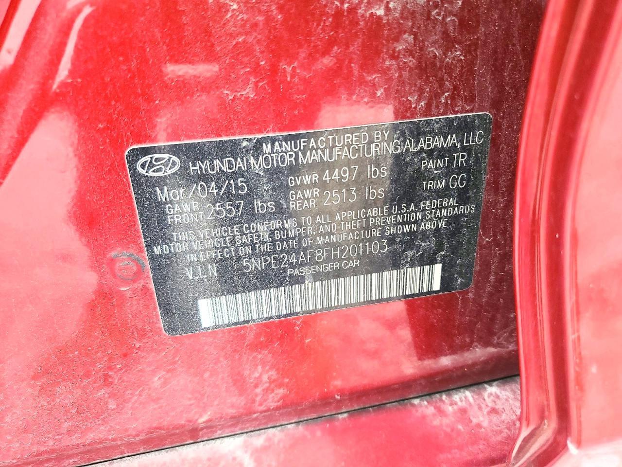2015 Hyundai Sonata Se - zdjęcie 13