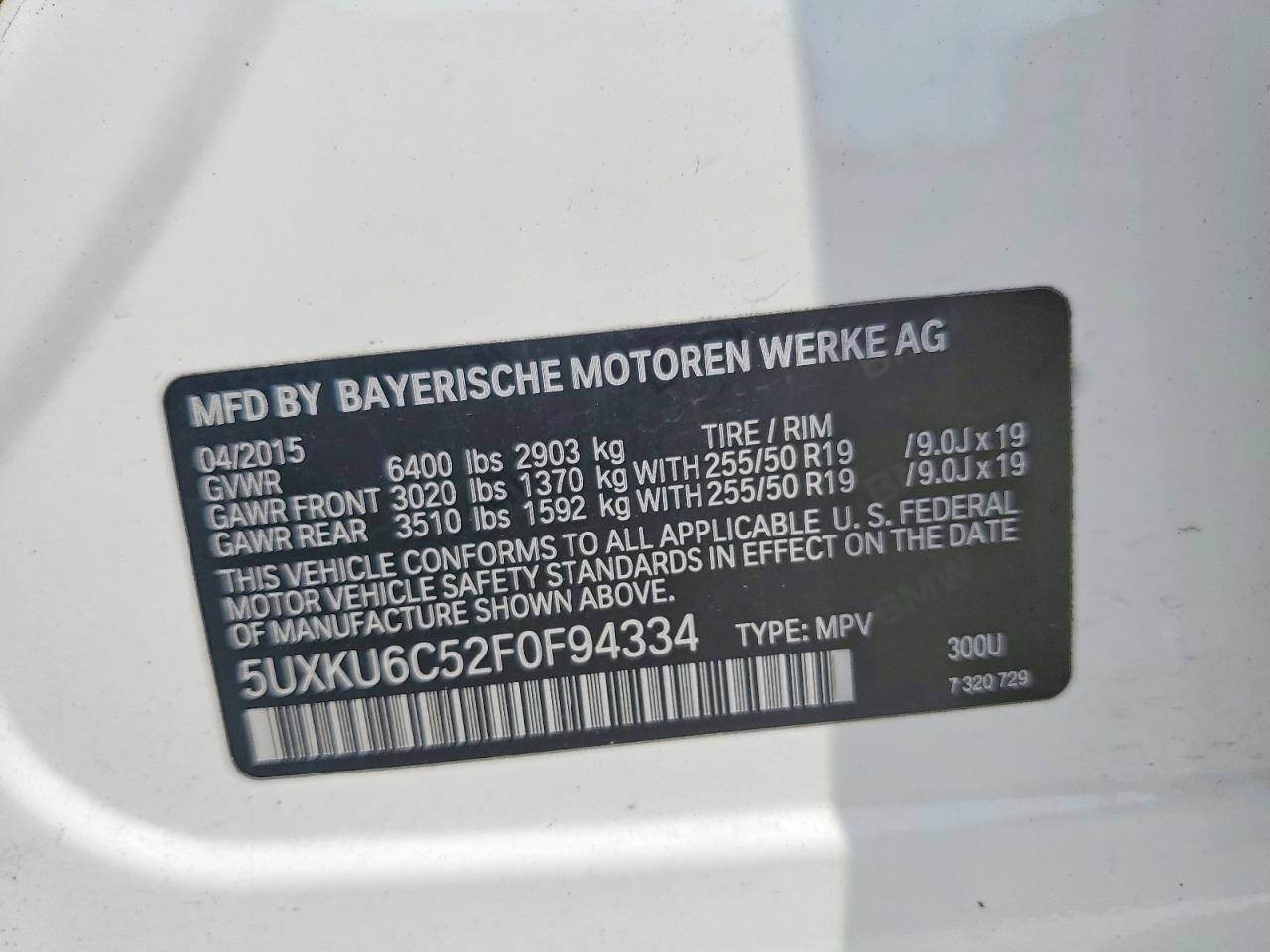 2015 BMW X6 xDrive50I - zdjęcie 13