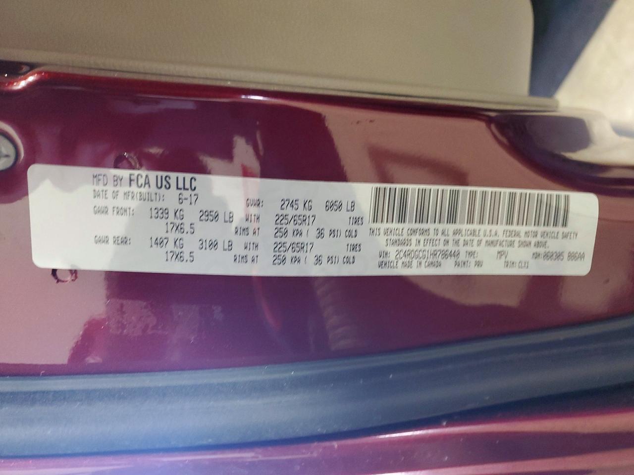 2017 Dodge Grand Caravan Sxt - zdjęcie 13