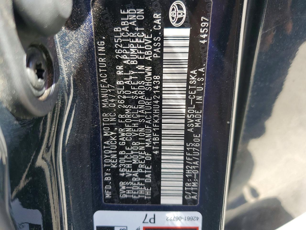 2017 Toyota Camry Se - zdjęcie 12