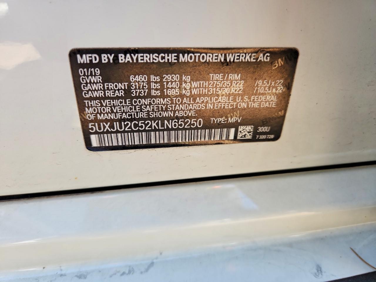 2019 BMW X5 xDrive50I - zdjęcie 12