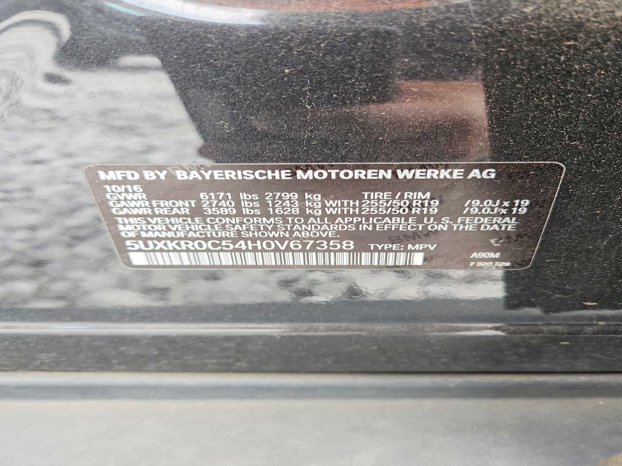 2017 BMW X5 xDrive35I - zdjęcie 13