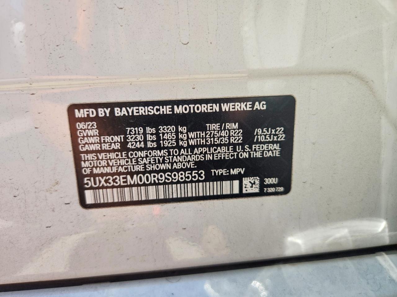 2024 BMW X7 - zdjęcie 12