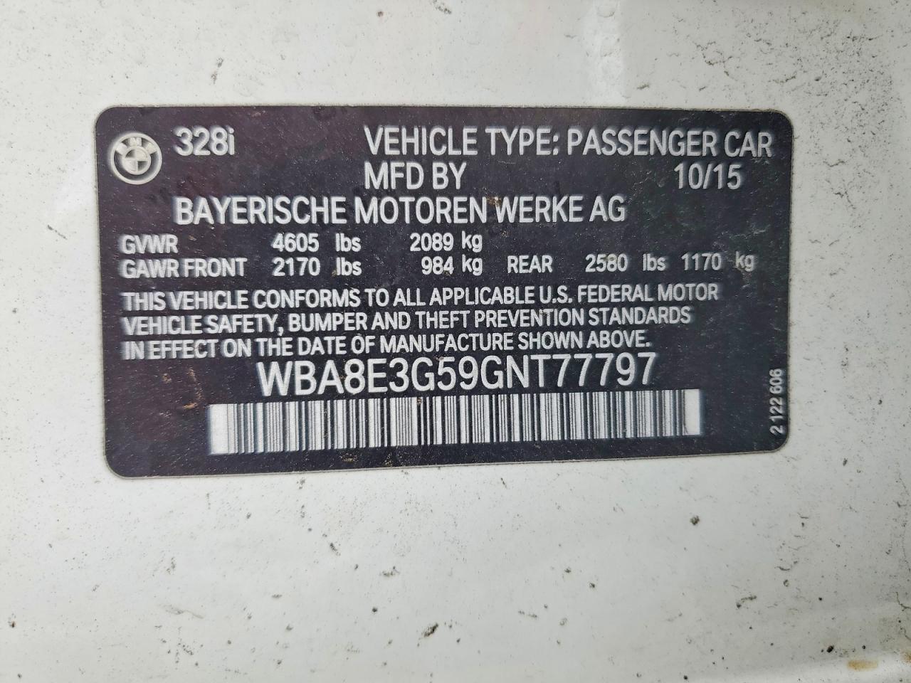 2016 BMW 328 Xi Sulev - zdjęcie 12