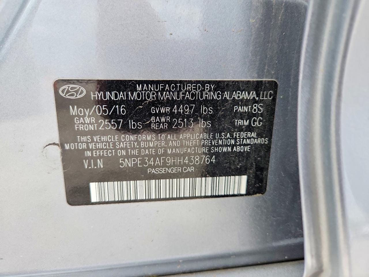 2017 Hyundai Sonata Sport - zdjęcie 12