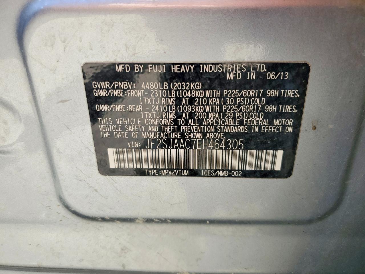 2014 Subaru Forester 2.5I - zdjęcie 12