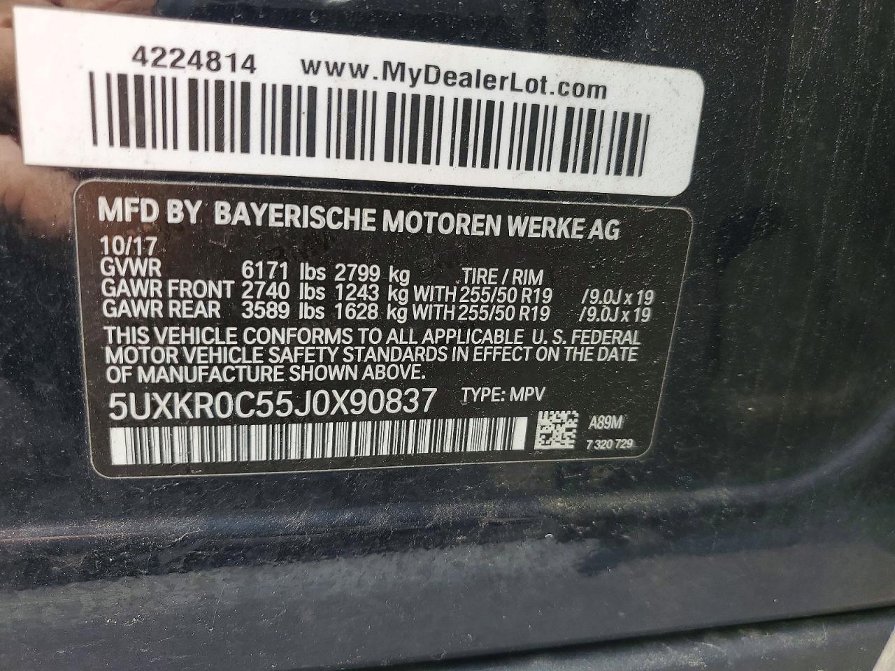 2018 BMW X5 xDrive35I - zdjęcie 13