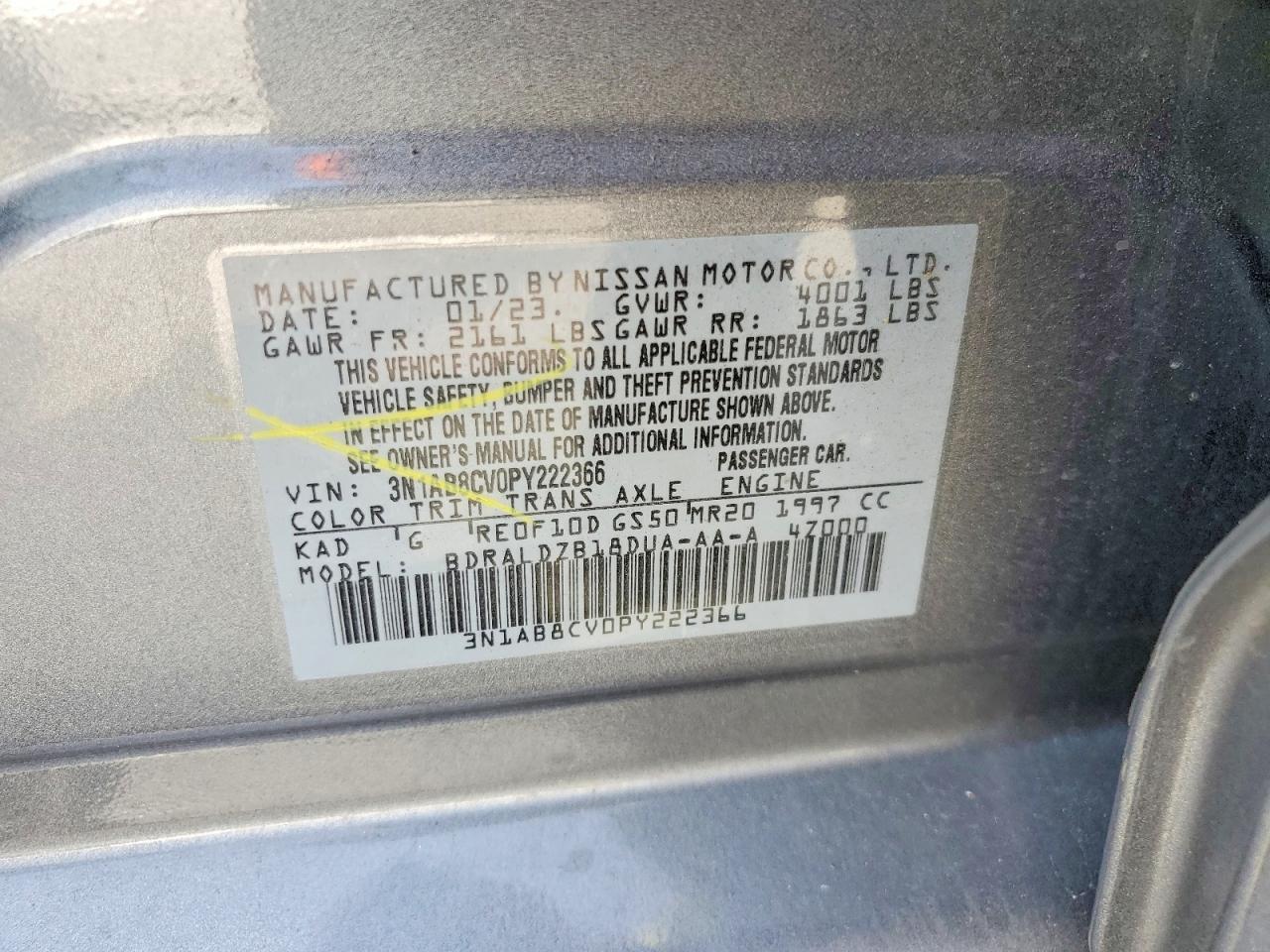 2023 Nissan Sentra Sv - zdjęcie 12