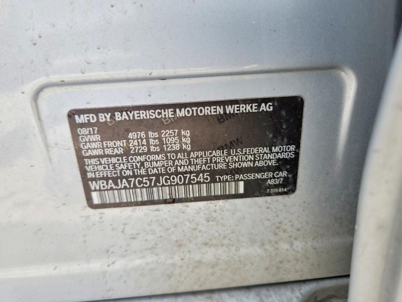 2018 BMW Seria 5 530i - zdjęcie 12