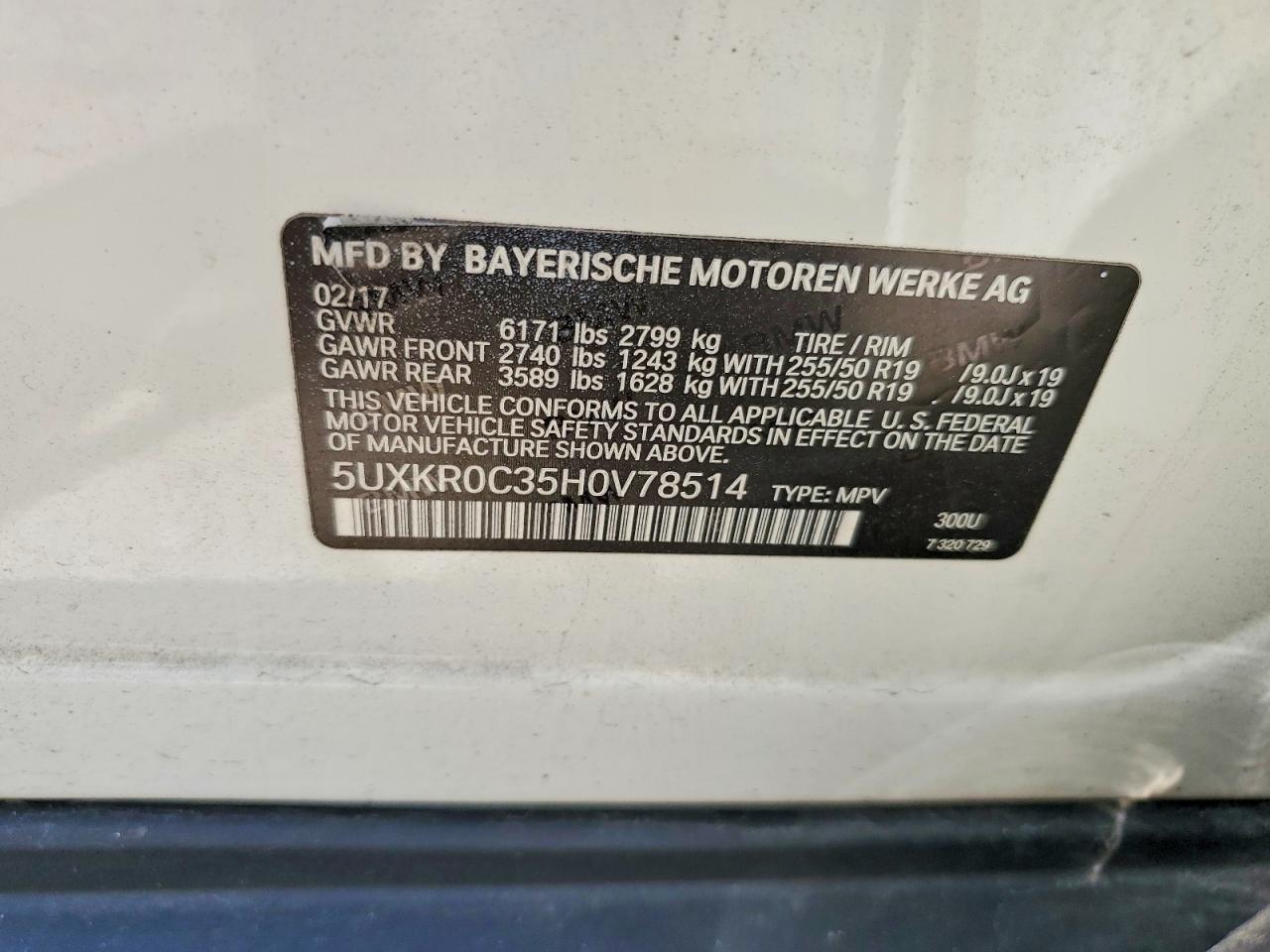 2017 BMW X5 xDrive35I - zdjęcie 13