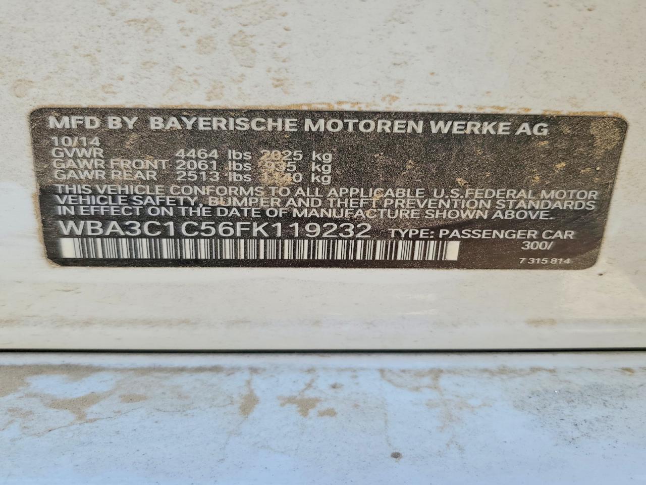 2015 BMW 328 I Sulev - zdjęcie 12