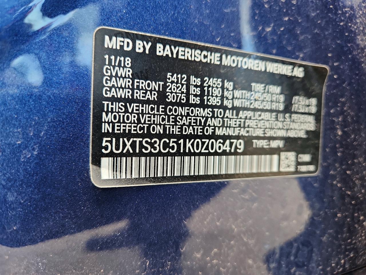 2019 BMW X3 xDrivem40I - zdjęcie 13