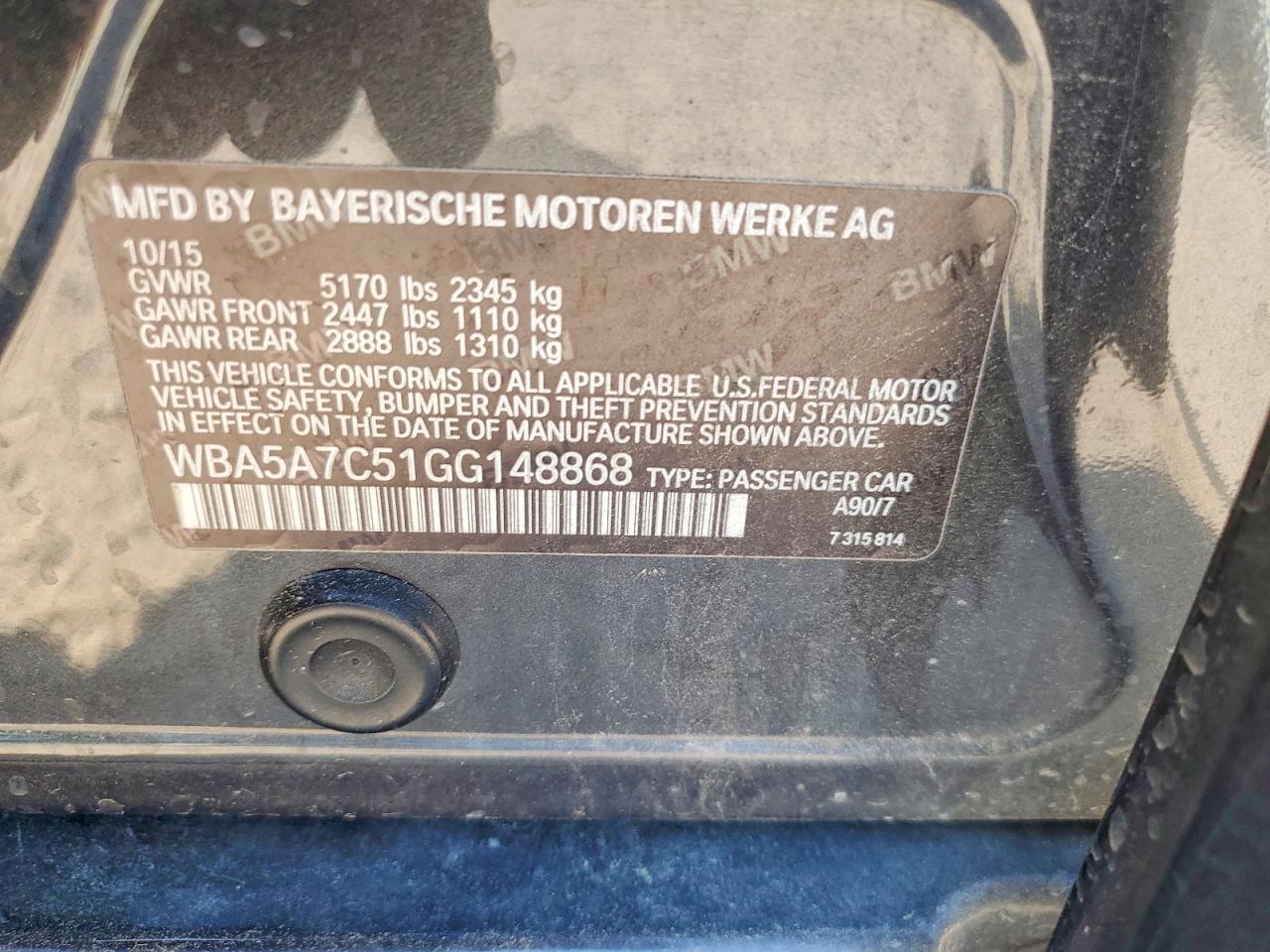 2016 BMW 528 Xi - zdjęcie 12