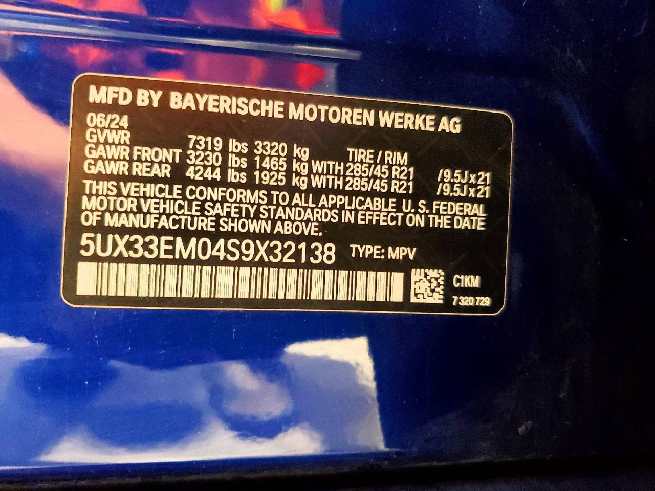 2025 BMW X7 M60I - zdjęcie 14