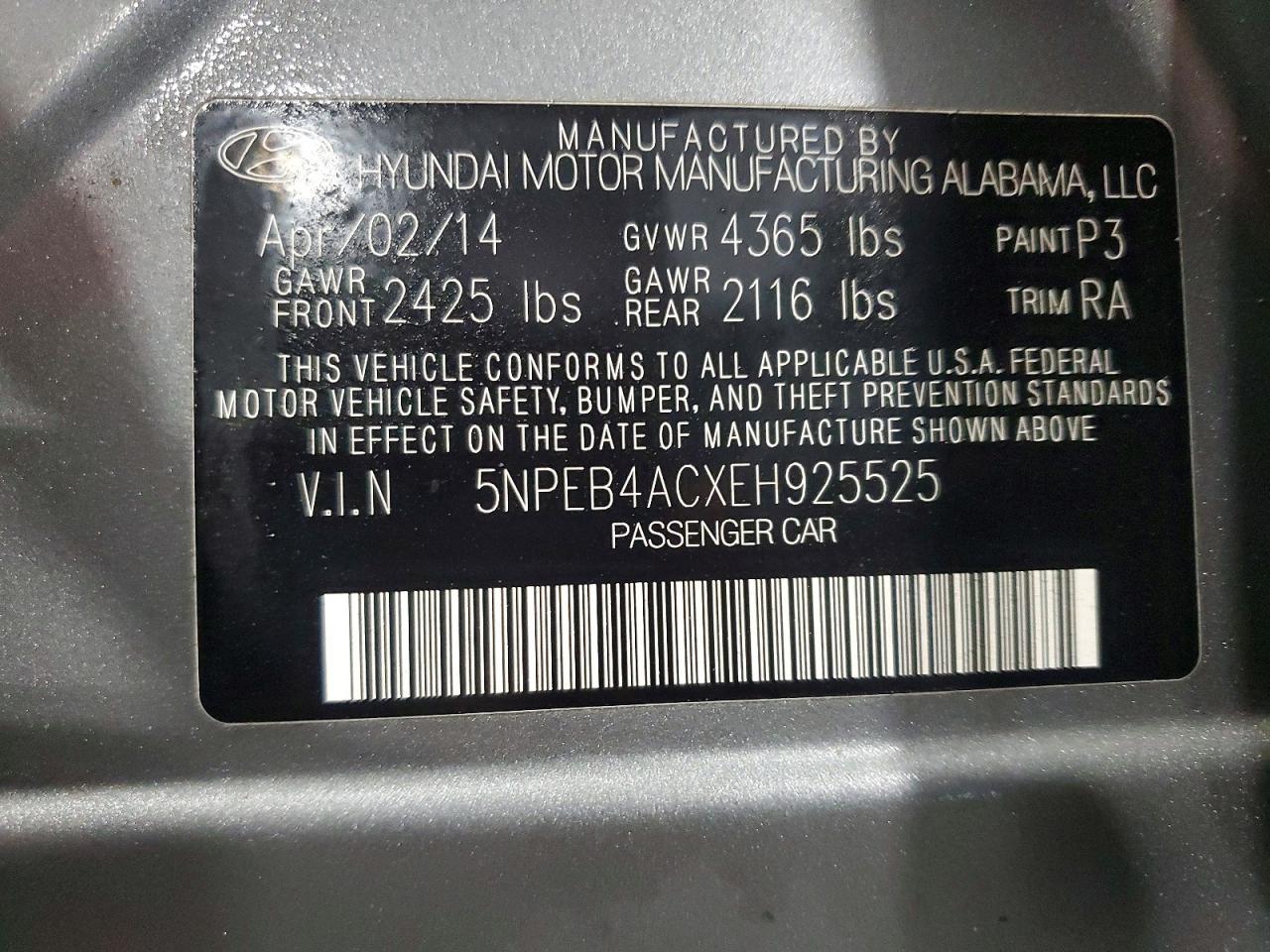 2014 Hyundai Sonata Gls - zdjęcie 12