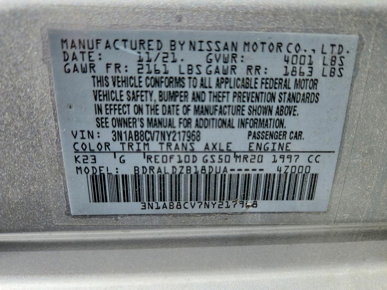 2022 Nissan Sentra Sv - zdjęcie 13