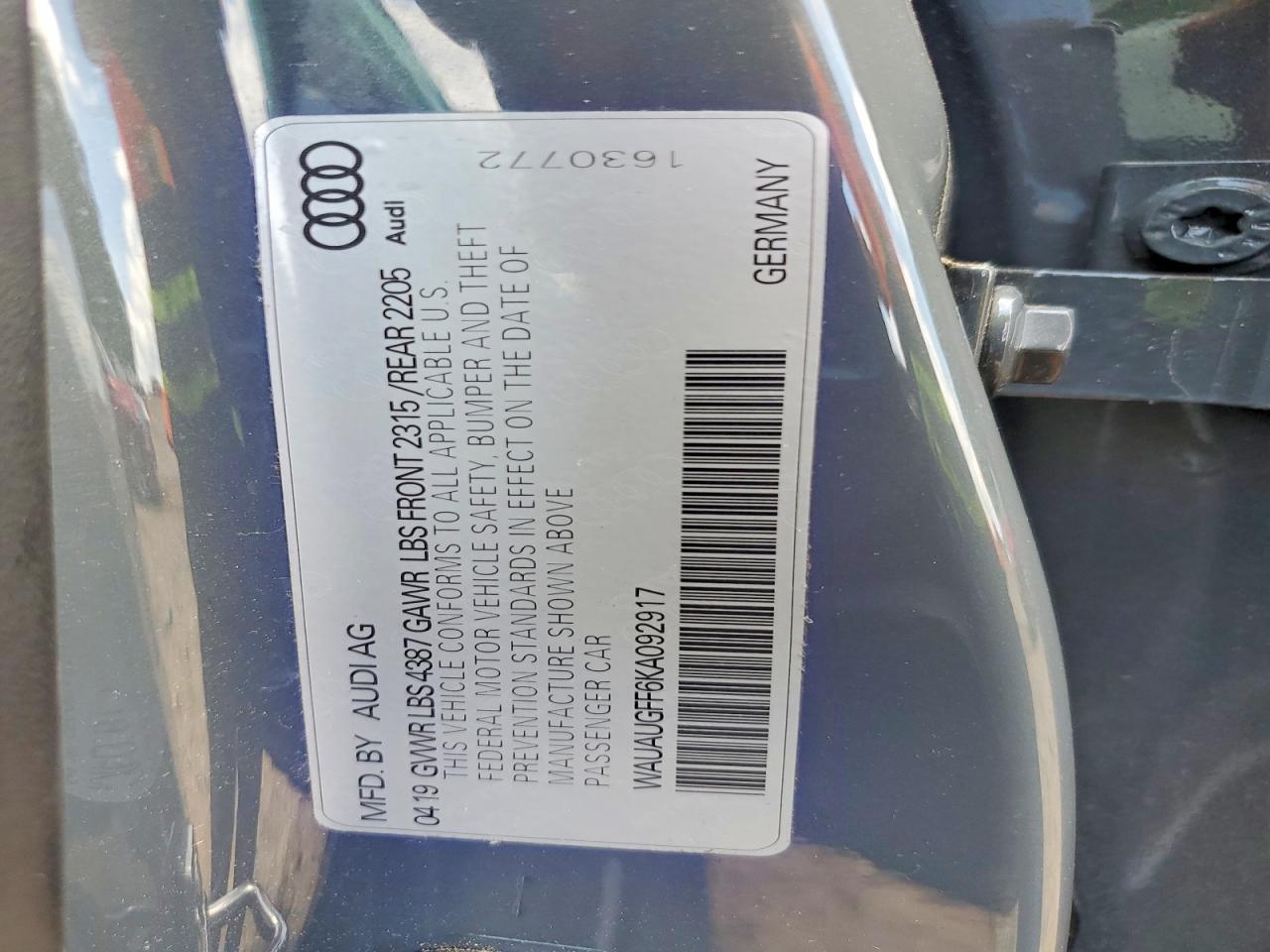 2019 Audi A3 Premium - zdjęcie 12