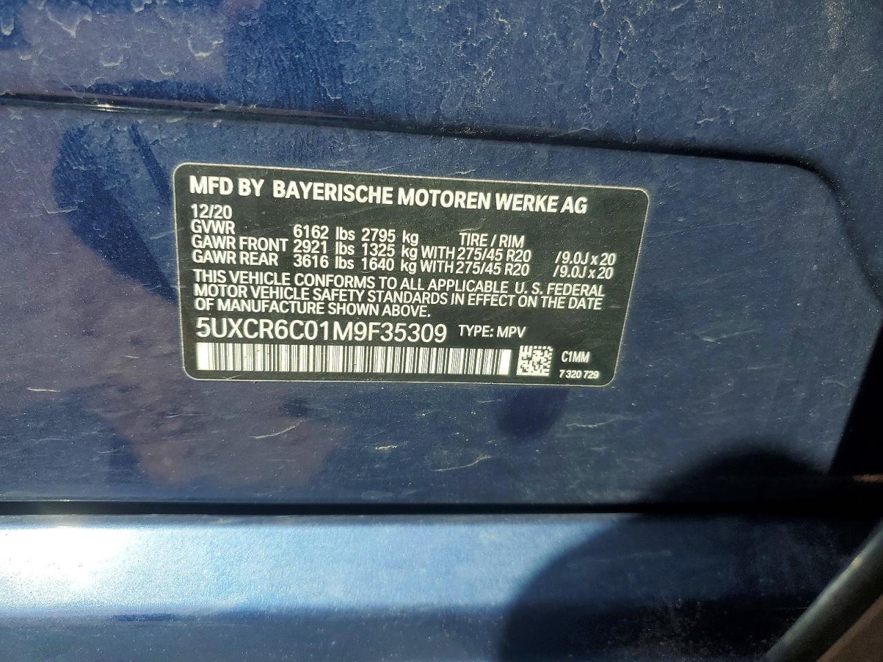 2021 BMW X5 xDrive40I - zdjęcie 12