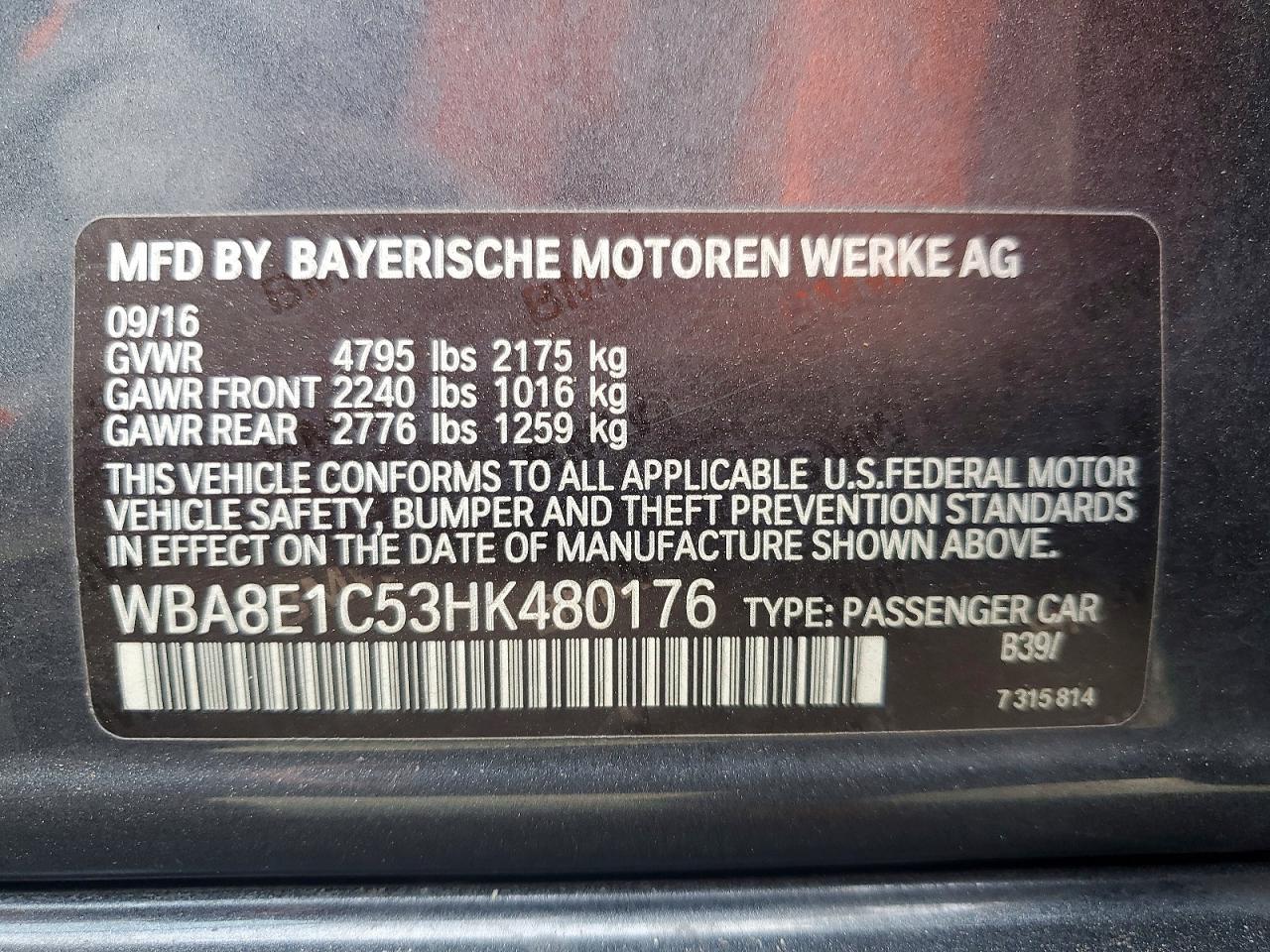 2017 BMW 330E - zdjęcie 12
